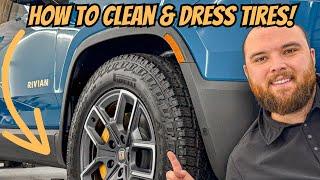 Tire Shine w/out The Slime! Clean & Dress Tires The Proper Way - All Tips & Tricks