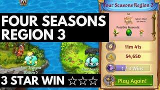 Merge Dragons Four Seasons Region 3 • 3 Stars On 1st Win 