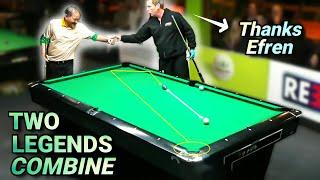 When TWO Pool LEGENDS Combine; Efren Reyes And Earl Strickland powered by REELIVE