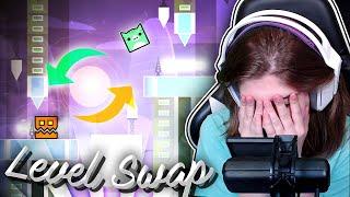 So I tried to use the level editor... | Geometry Dash Level Swap with Wulzy