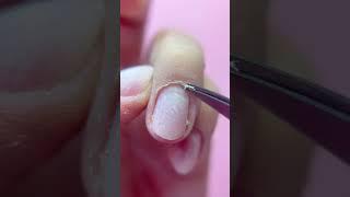 СЕКРЕТ ЧИСТОГО КОМБИ МАНИКЮРА #секретыманикюра #лайфхакиманикюр #комбинированныйманикюр