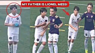 Thiago Messi Show 2024 /Future Argentina Midfielder Insane Skills 