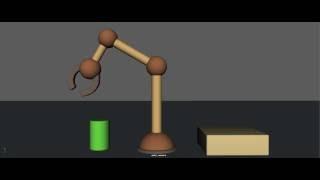 Robot arm animation