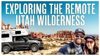 Finding the Remote Needles District of Canyonlands National Park Utah in Our Lance 825 Truck Camper