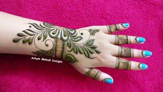 Latest Easy Stylish and Beautiful Mehndi Design for Hand || EID Special 2019 || Arham Mehndi Designs