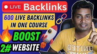 600 Live Backlinks For Beginners? Complete Beginners Guide to Backlinks [2024] Part-2