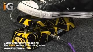 Cry Baby Wah Wah Pedal EVH Review - Guitar Interactive Magazine