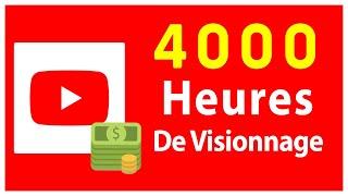 Comment Obtenir Facilement 4000 Heures De Visionnage De YouTube En 1 Jour