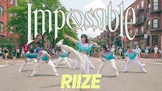 [KPOP IN PUBLIC - ONE TAKE] RIIZE 라이즈 - 'Impossible' (7 Member Ver) | Dance Cover by HUSH BOSTON