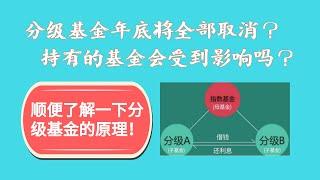 分级基金年底前将全部取消？手中持有的分级基金会受到影响吗？带你了解了解分级基金的原理！