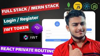 Complete Login/Register MERN Stack Project | Mongo, Express ,Node Authentication