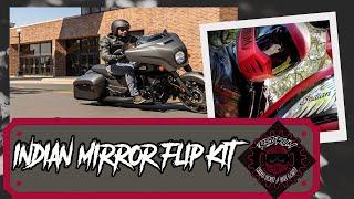 Indian Big Twin Mirror Flip Kit!