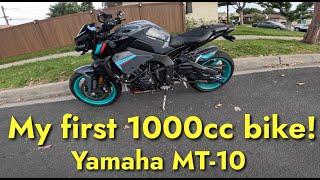 My first time on a 1000cc motorcycle!