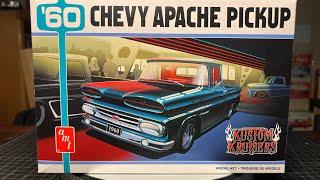 Full build of the new 60 Chevy Apache pickup by AMT