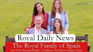 The Royal Family of Spain Return to Madrid! While Infanta Sofía Returns to Wales & More #RoyalNews