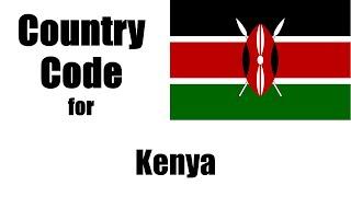 Kenya Dialing Code - Kenyan Country Code - Telephone Area Codes in Kenya