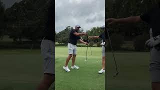 Who can chip it closer, Brooks or GMac? #brookskoepka #LIVGolfHongKong