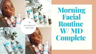 MORNING FACIAL ROUTINE |CLEARING DARK SPOTS & EVEN SKINTONE | KELLIE KELZ WAY