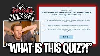 Solidarity Takes The IMPOSSIBLE MINECRAFT QUIZ!!