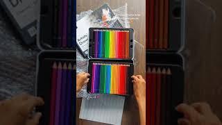 Unboxing Brustro Artists 72 colored pencil Combo