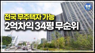 2억 시세차익 준로또 무순위 줍줍, 시흥장현A-3블록 장곡역 데시앙 34평