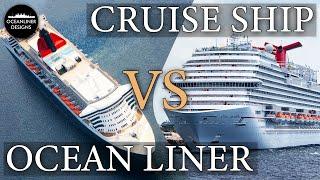 How is an Ocean Liner Different to a Cruise Ship?