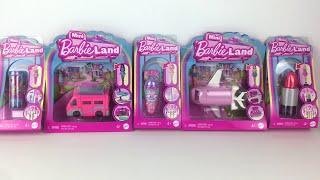 Mini Barbie Land Dream Plane & Camper + Pop Reveal, Color Reveal & Fashionista  Unboxing #barbie