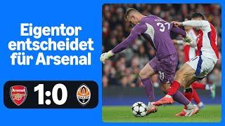 FC Arsenal 1:0 Shachtar Donezk | Highlights - UEFA Champions League