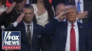 WATCH: President Trump salutes the Army during the Military Parade in DC