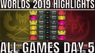 S9 Worlds 2019 Day 5 Highlights ALL GAMES Group B Concluded