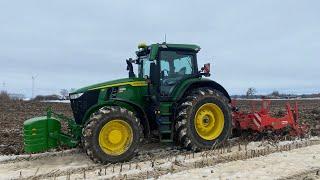 Styczniowa Orka Dłutowa! John Deere 7R330 & Maschio Atilla