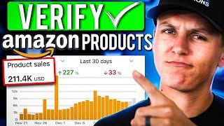 Amazon FBA Product Research: Verify Winning Products (step by step)