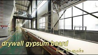 Drywall Production Line Make Gypsum Plaster Board Manufacturing Machine Production Line
