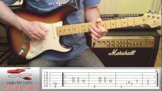 SHARP DRESSED MAN  ZZ TOP (INTRO RIFF + TAB)