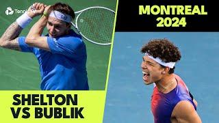 Doubles Duo Ben Shelton & Alexander Bublik Face Off In Singles! | Montreal 2024 Highlights