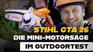 Die kleinste Motorsäge von Stihl - Für wen lohnt sich die GTA 26 von Stihl?