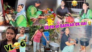 Bachpan ki yaade taza ho gye gaun mai pooja ka phela din 