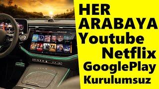 Carlinkit TBOX Tüm Arabalara Youtube ve Netflix Kurulumsuz !