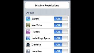 How To - Set Up Parental Controls on iPhone & iPad iOS7