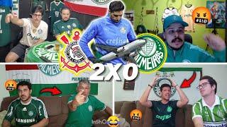 REAÇÕES PALMEIRENSES REVOLTADOS E TRISTEZA TOTAL- CORINTHIANS 2X0 PALMEIRAS- BRASILEIRÃO 2024 KKKKK