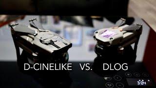 D-CINELIKE VS. DLOG Mavic 2 Zoom & Air2s Comparison.