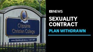 Citipointe Christian College withdraws sexuality contract | ABC News