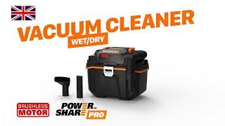 WORX WX031 WET_DRY VACUUM CLEANER  UK
