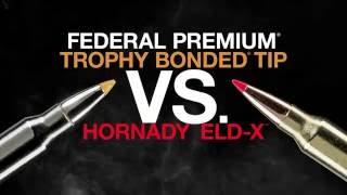 Federal Premium® Trophy Bonded® Tip Beats Hornady® ELD-X™