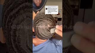 Silk Gawd Demonstrates The Process… #subscribe #360waves #shorts