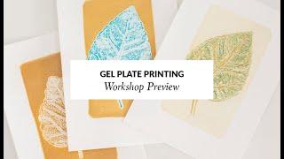 Gel Plate Printing with Michelle Lynn Art