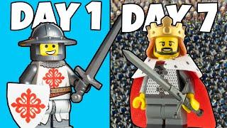 I built a LEGO Medieval Army in 7 Days...