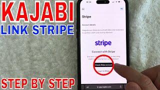  How To Connect Link Stripe To Kajabi 