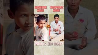 SARFARAZ KHAN and MUSHEER KHAN life journey #shorts