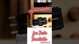 Crystal Cartridge for the TESLA TURNTABLE #1970s @Angelicaaudio